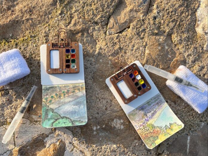 How to Start a Watercolor Travel Journal (Even If You 